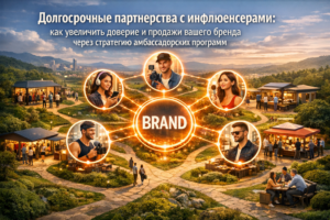 Долгосрочные партнерства с инфлюенсерами: как увеличить доверие и продажи вашего бренда через стратегию амбассадорских программ