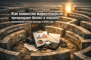 Как комиссии маркетплейсов превращают бизнес в ловушку: выживание и пути выхода в 2026 году