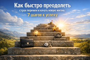 Как быстро преодолеть страх перемен и начать новую жизнь: 7 шагов к успеху